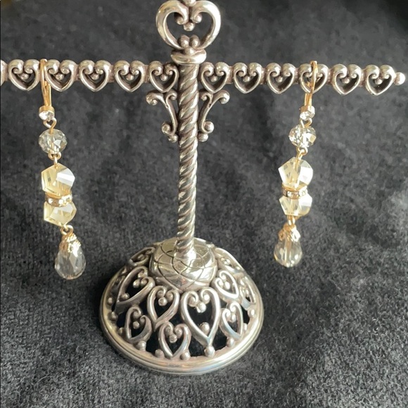 NWT Badgley Mischka Linear Bead Earrings - Picture 5 of 6